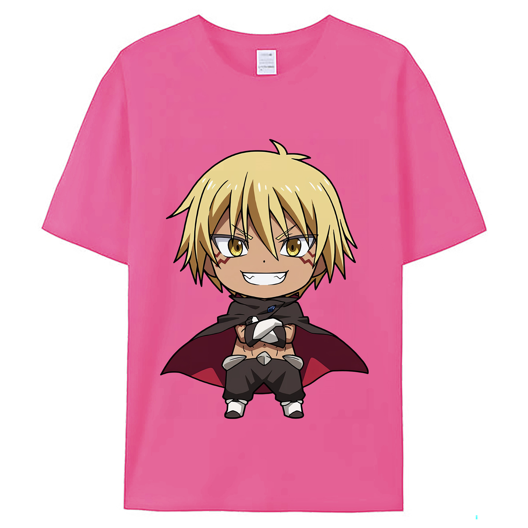 （画像用） 転スラ Regarding Reincarnated to Slime レディースカジュアルプリントTシャツ（綿100％）